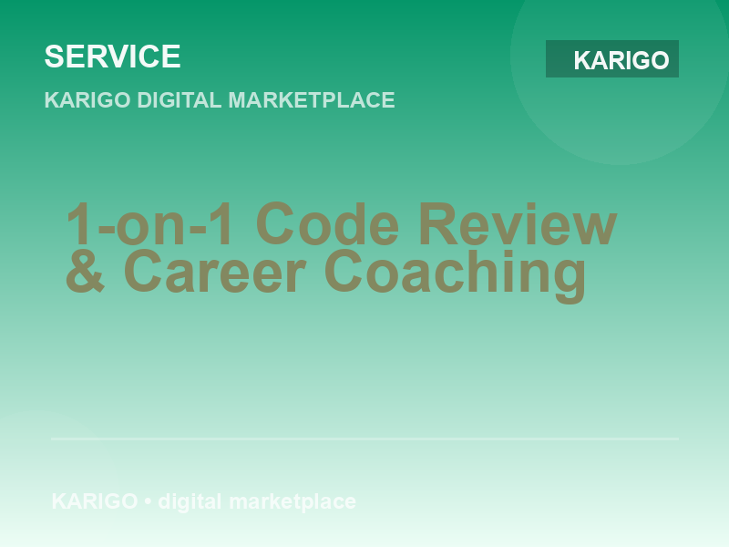 1-on-1 Code Review & Career Coaching