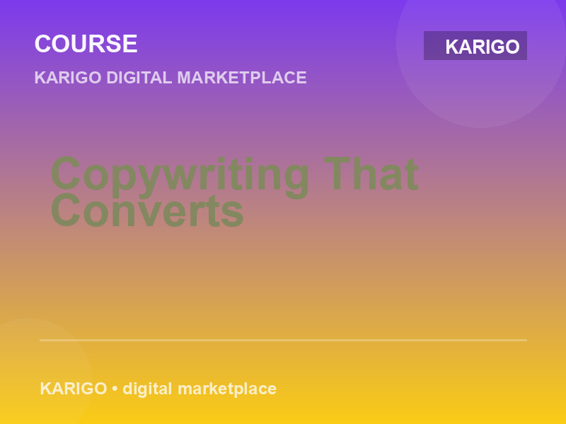 Copywriting That Converts