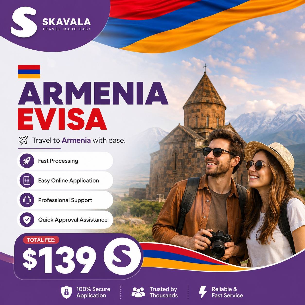 Skavala Armenia Visa