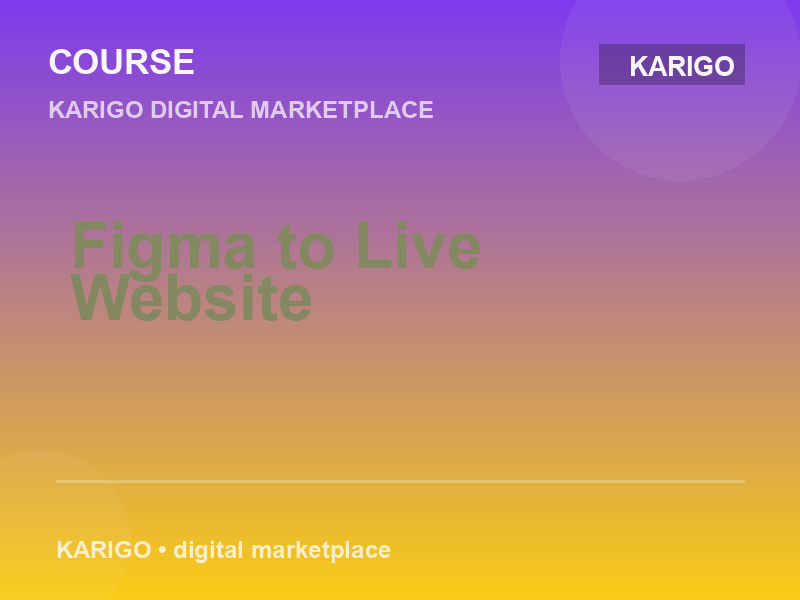 Figma to Live Website