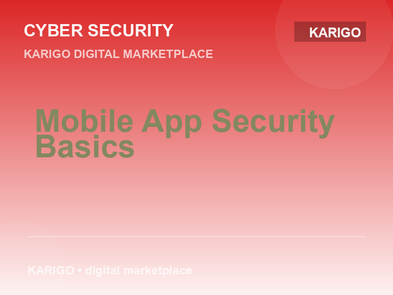 Mobile App Security Basics