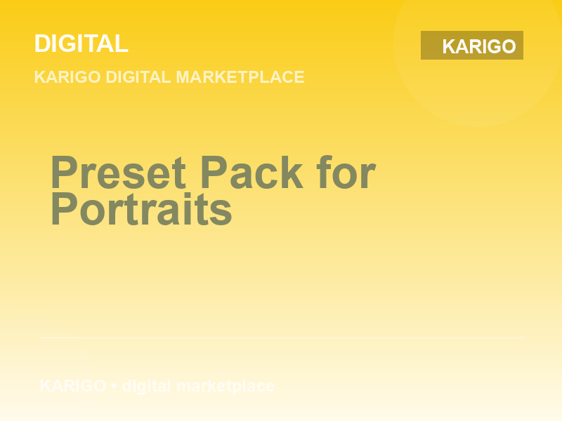 Preset Pack for Portraits