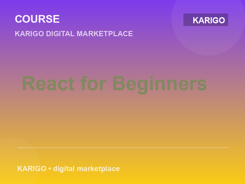 React for Beginners