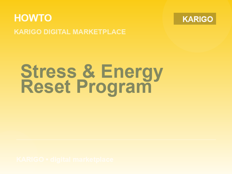 Stress & Energy Reset Program
