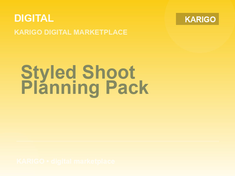 Styled Shoot Planning Pack