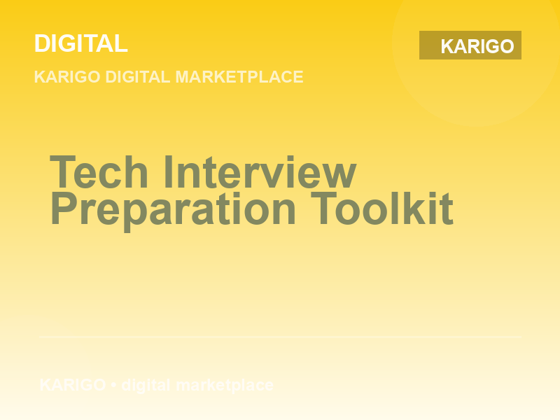 Tech Interview Preparation Toolkit