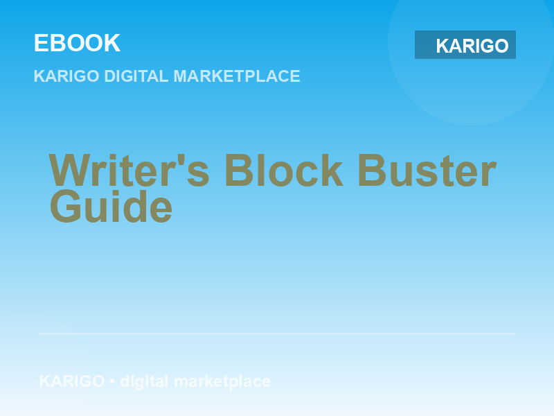 Writer's Block Buster Guide